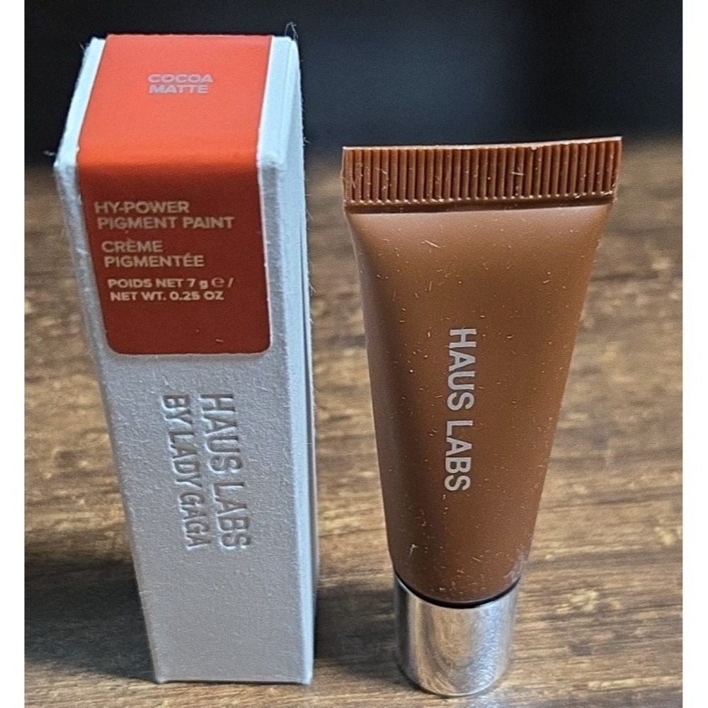 Haus Labs By Lady Gaga Hy-Power Pigment Paint Cocoa Matte NIB‎ 25OZ